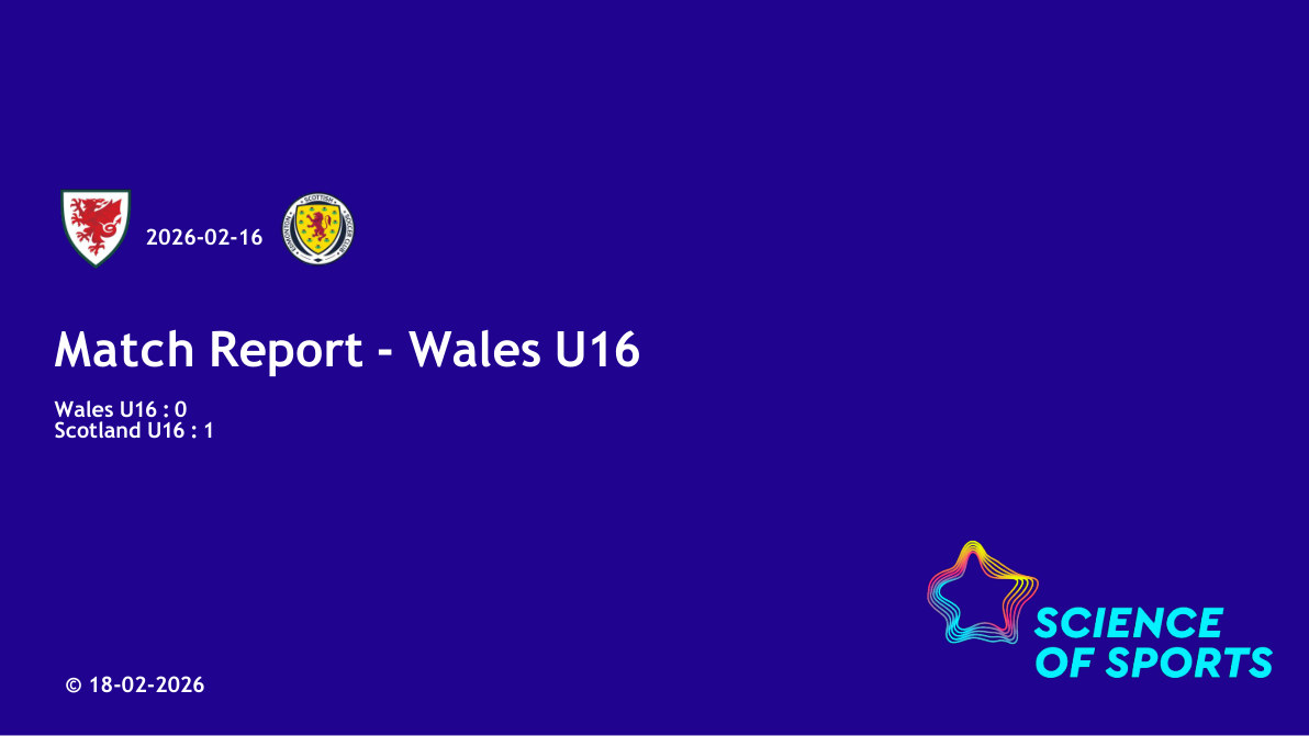 Wales U16 match report — cover